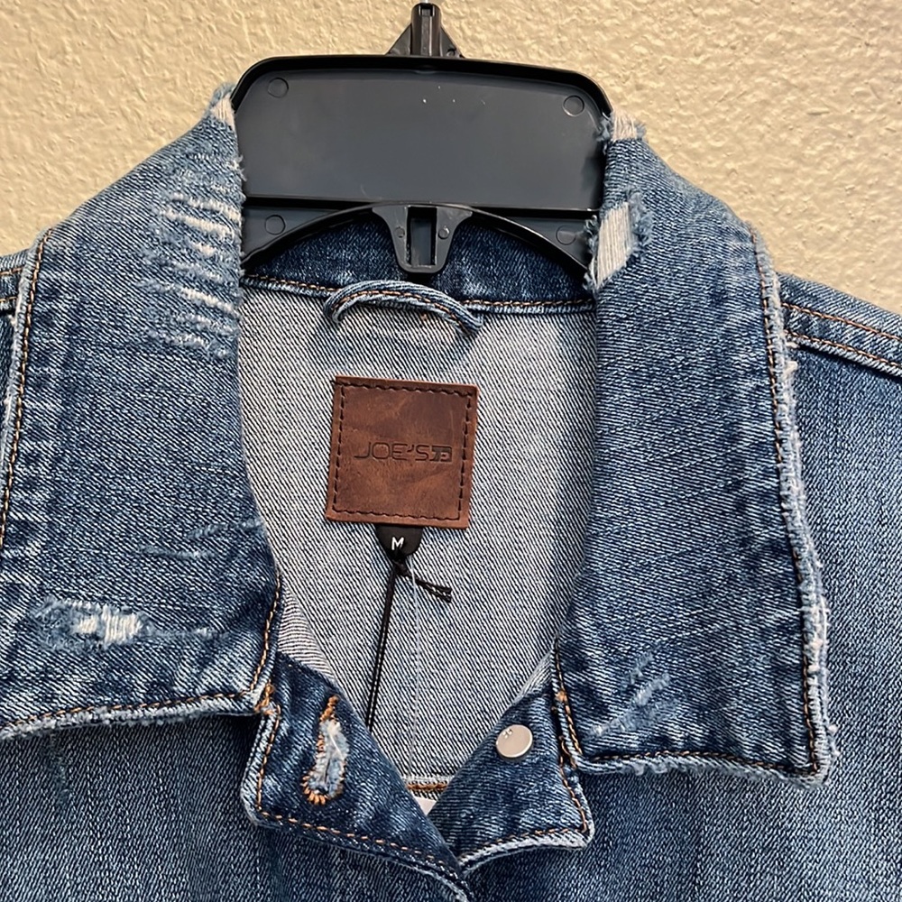 Joe’s Jeans distressed jean jacket - Picture 5 of 9